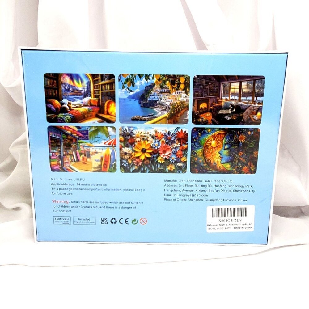 1000-Piece Halloween Jigsaw Puzzle Halloween Scary Ghosts Haunted Fun 70x50cm - Picture 5 of 5